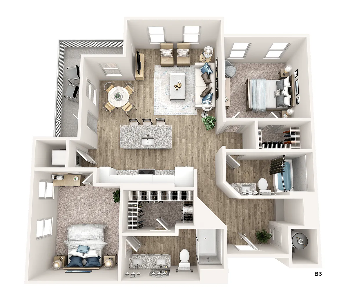Floor plan B3