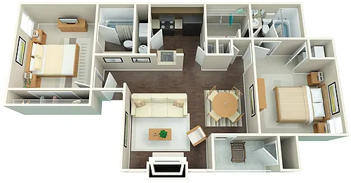Floor plan 2X2