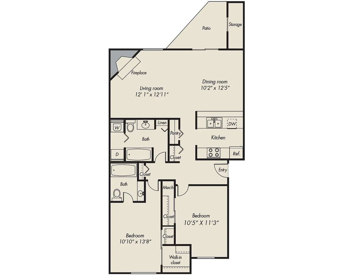 Floor plan 1061-R