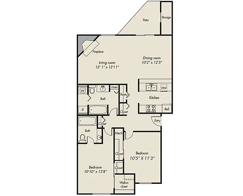 Floor plan 1061-R