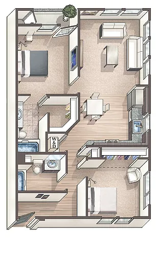 Floor plan Chic C8