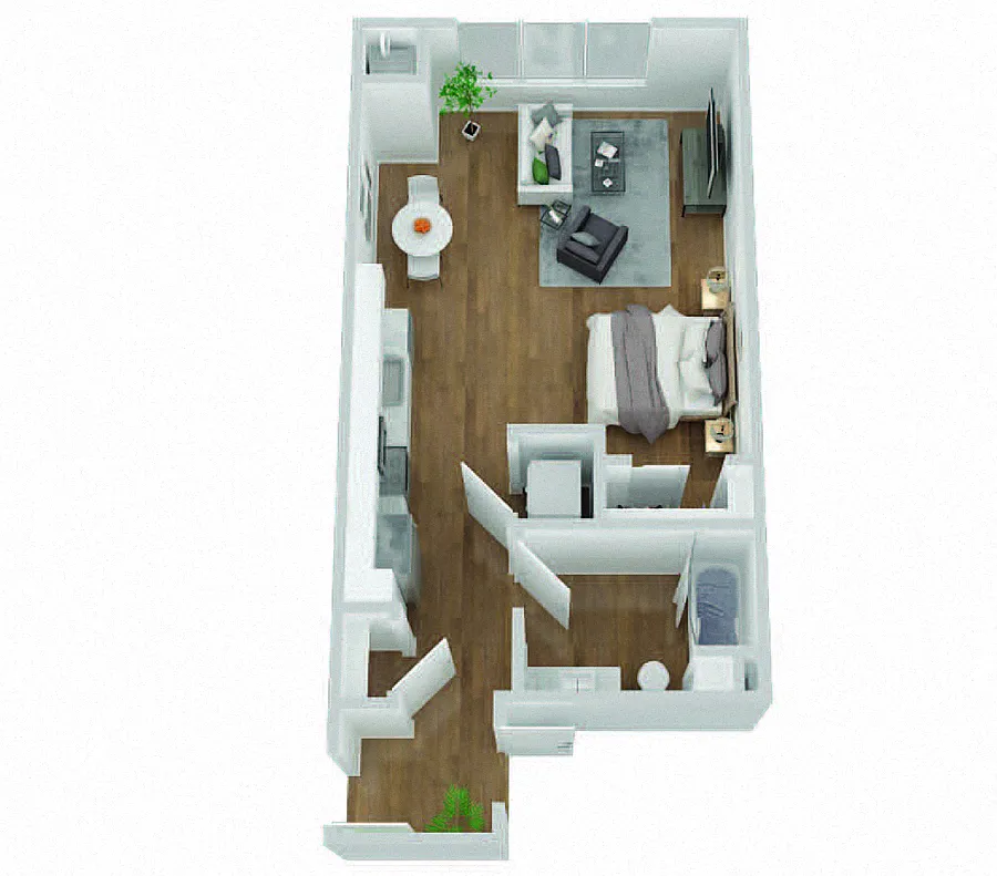 Floor plan Studio
