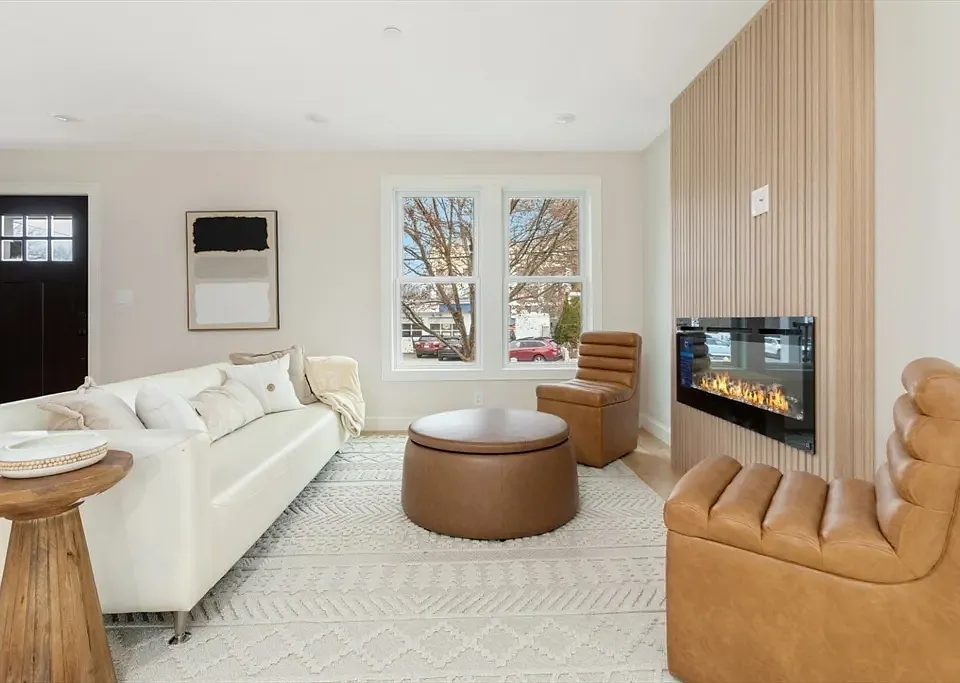 Welcome home: The open-concept layout immediately greets you with a sense of modern elegance and abundant natural light.