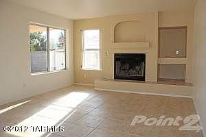 Open Family Room w/Cozy Fireplace