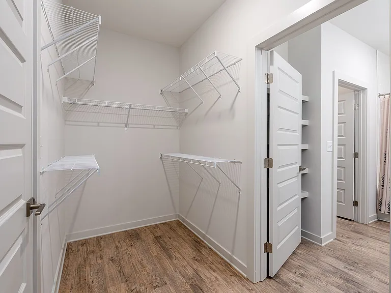 Hickory Model Bedroom Closet