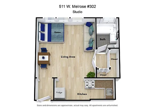 Floor plan Studio