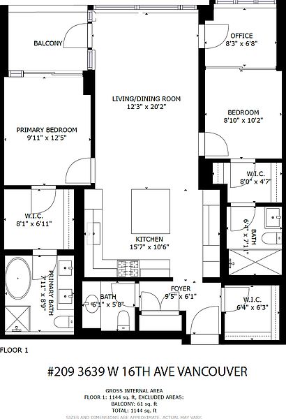Vancouver Apartment for rent - 2 Bedrooms — photo 15