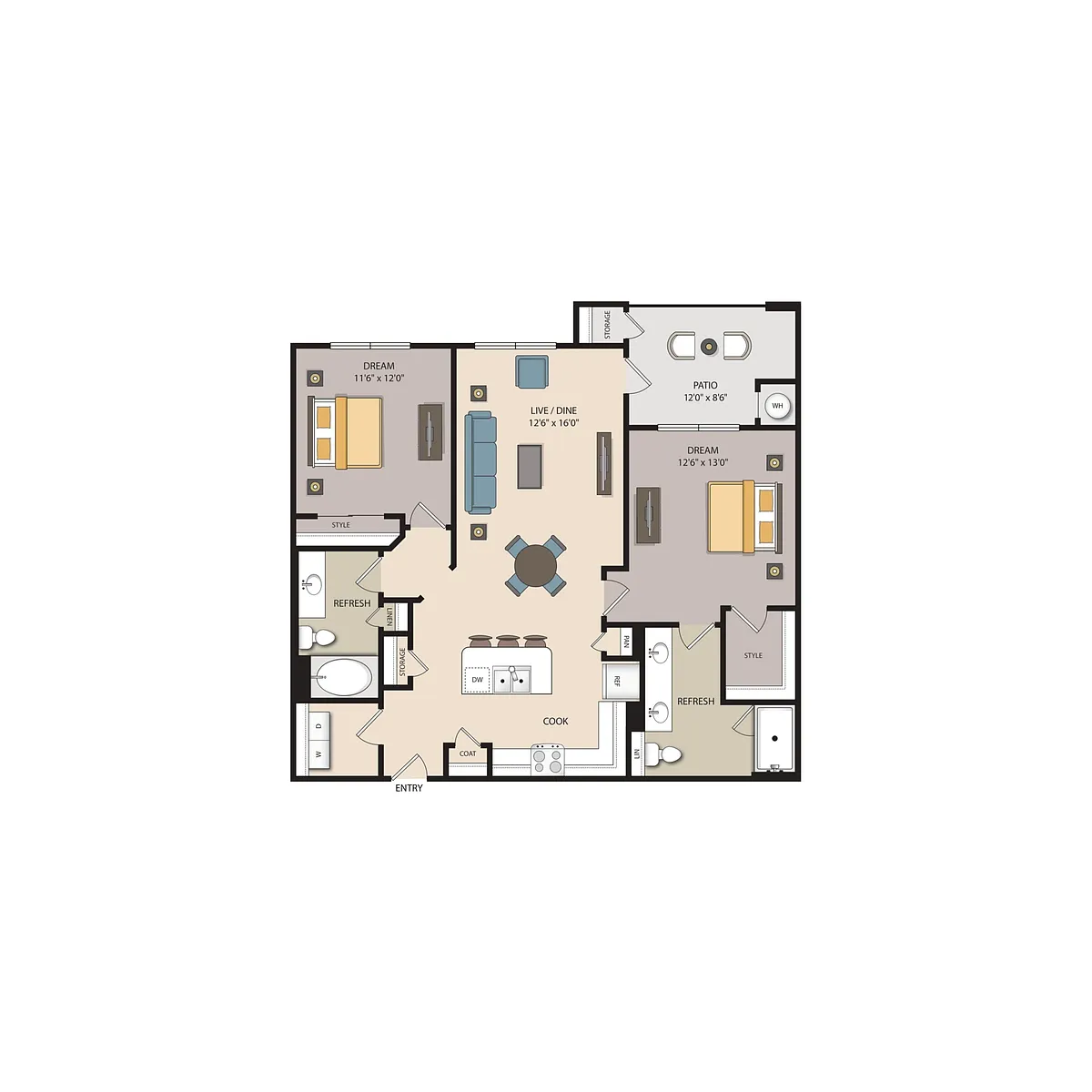 Floor plan B3