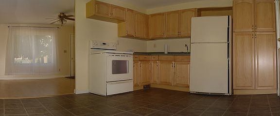 Wide view of kitchen