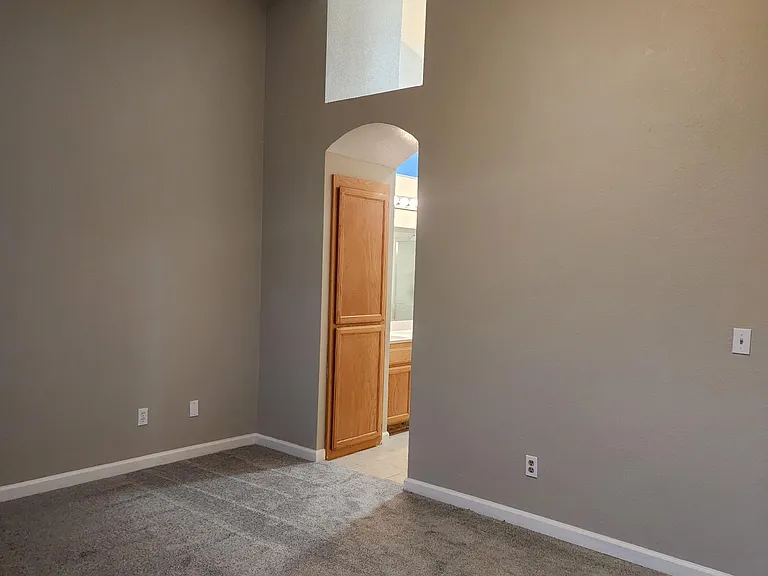 master bedroom and bath
