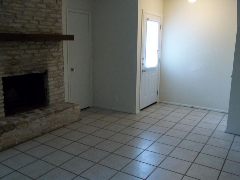 Front door to living room.