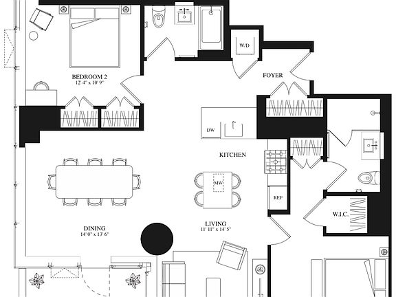 2nd image of 3 Court Sq #1011