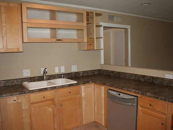 Kitchen facing living areas