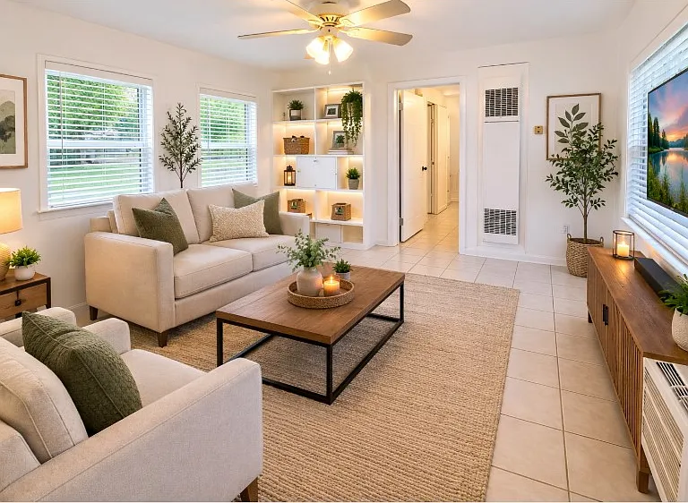Staged Living Room