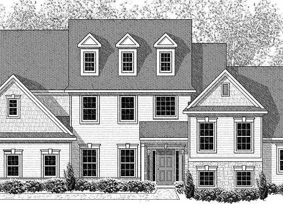 Elevation B - Optional Features Shown