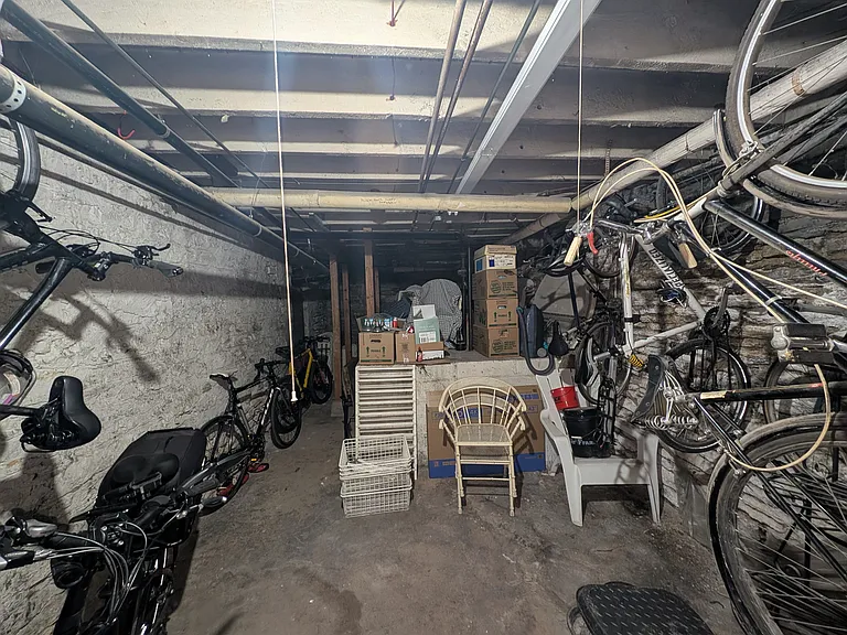 community bike room (in basement)