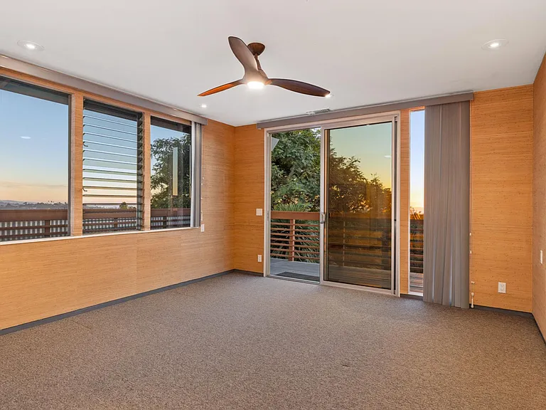 Master bedroom with ocean views