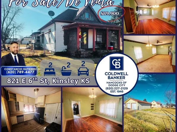 821 E 6th St, Kinsley, KS 67547