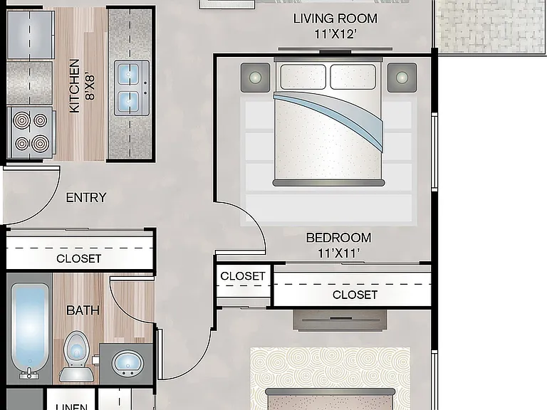 840 Square Feet 840 Square Feet