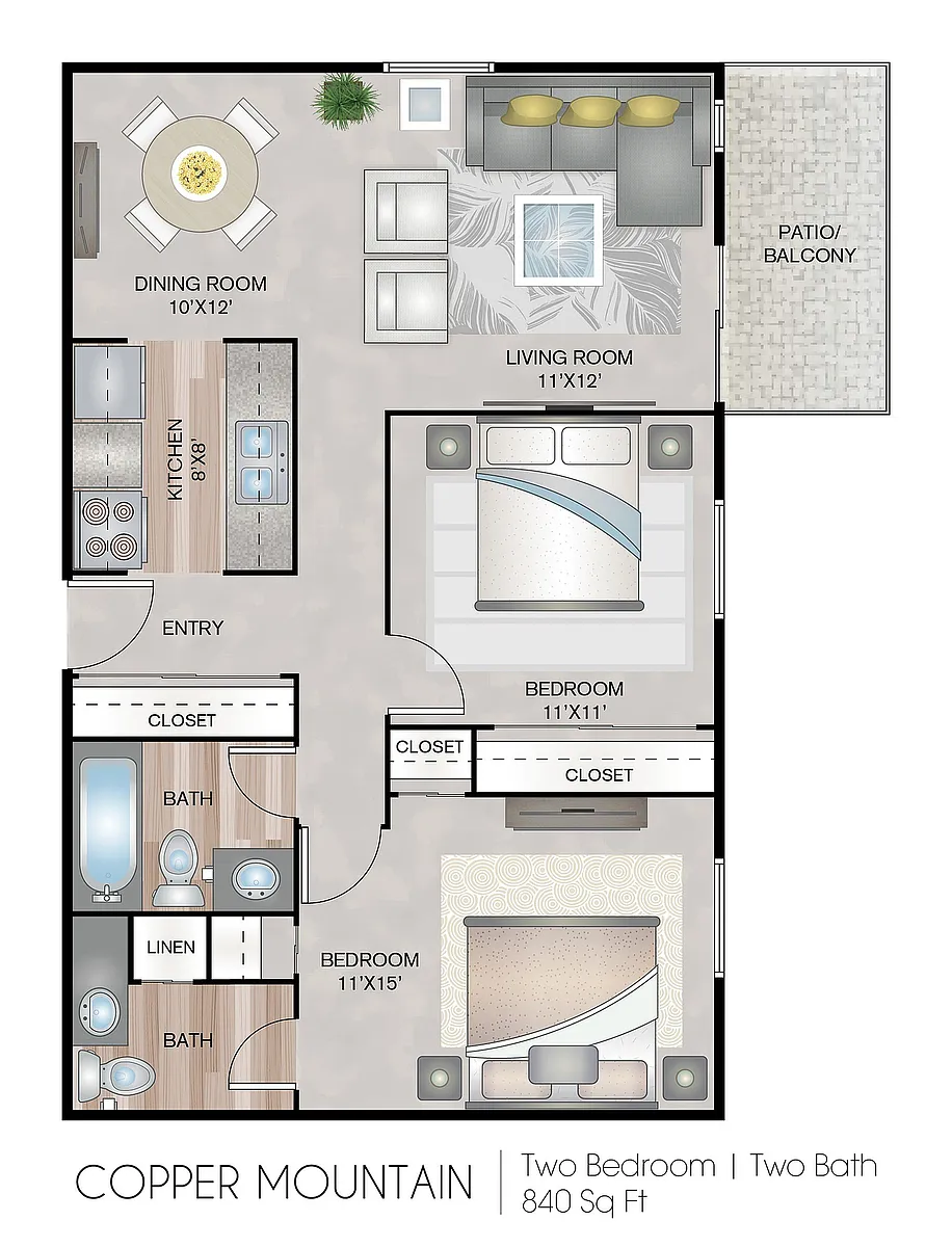 Floor plan Copper Mountain