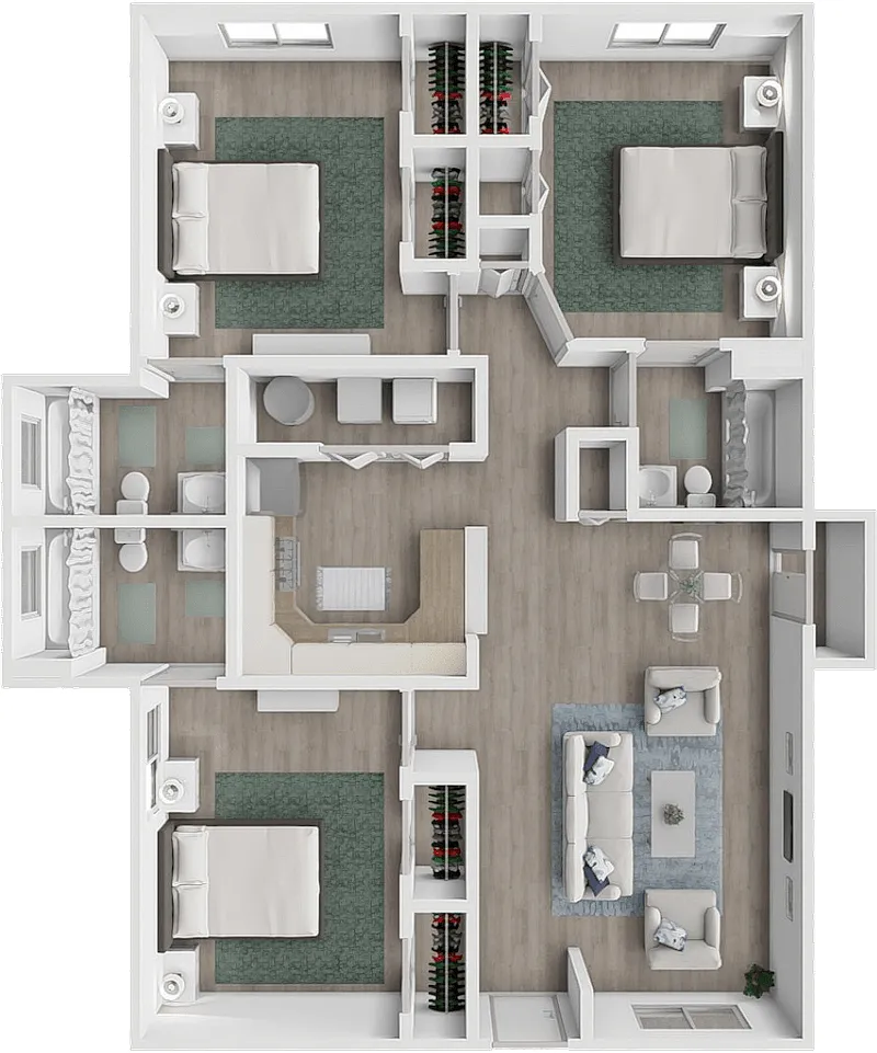 Floor plan The Rickenbacker