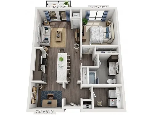 Floor plan B4A