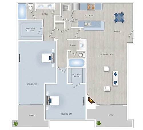 Floor plan Plan D