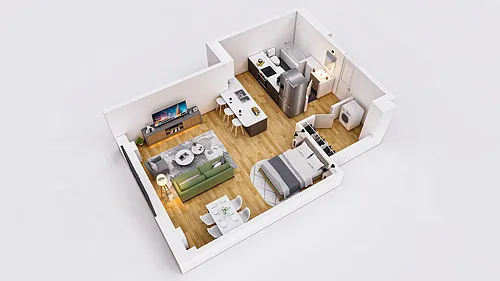 Floor plan Studio