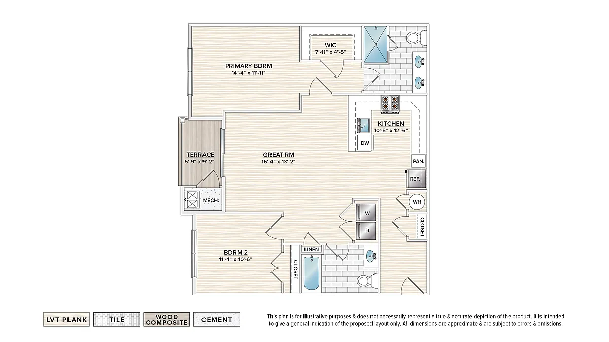 Floor plan The Bradley (FGA-B1)