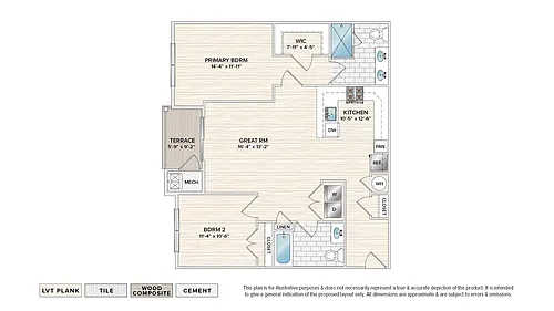 Floor plan The Bradley (FGA-B1)