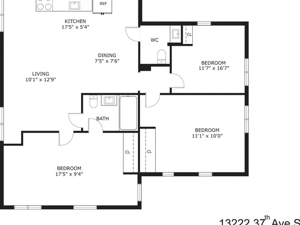 Comparable home on 37th Avenue S