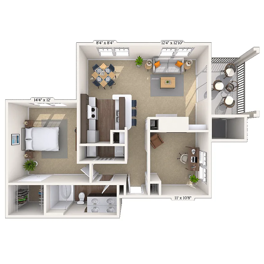 Floor plan 11C