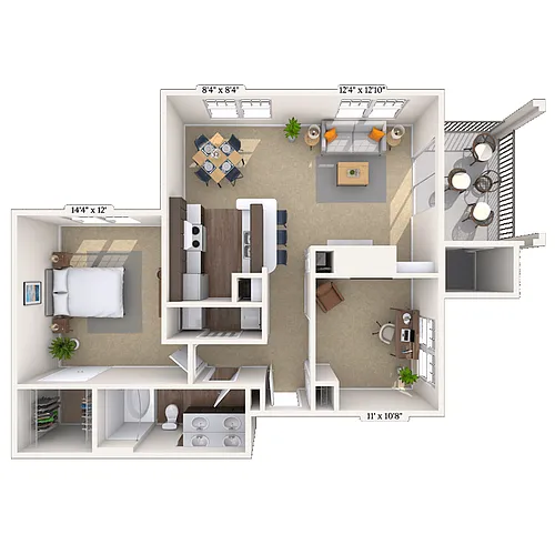 Floor plan 11C