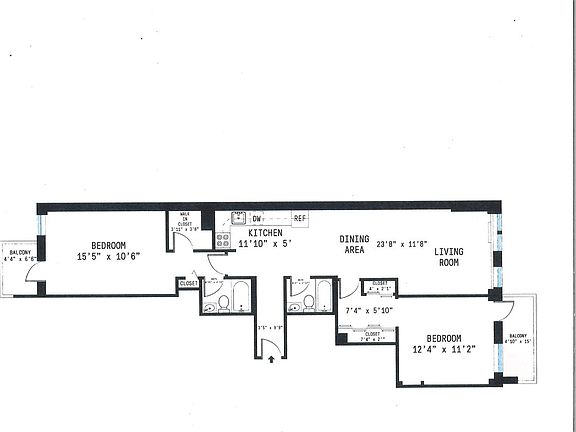 2nd image of 325 W 51st St APT 4B