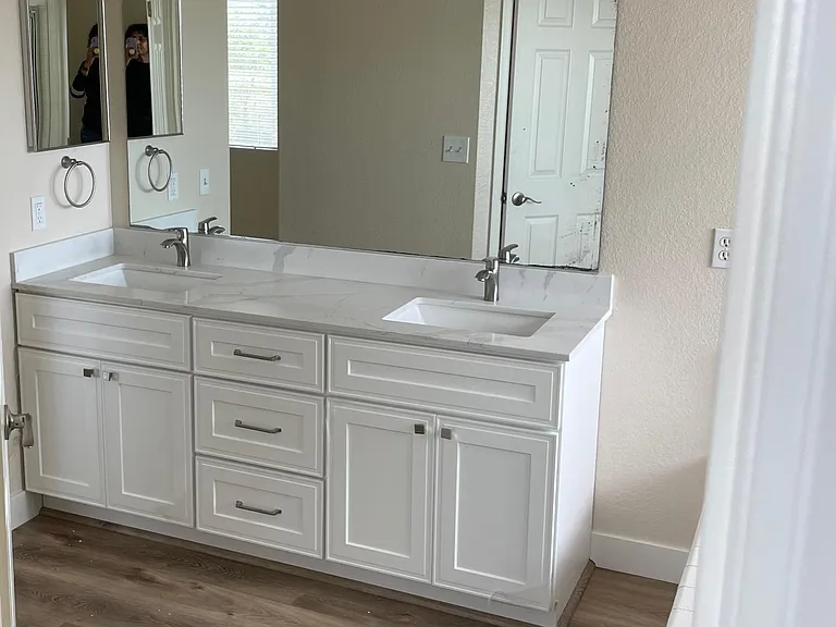 Master bedroom vanity