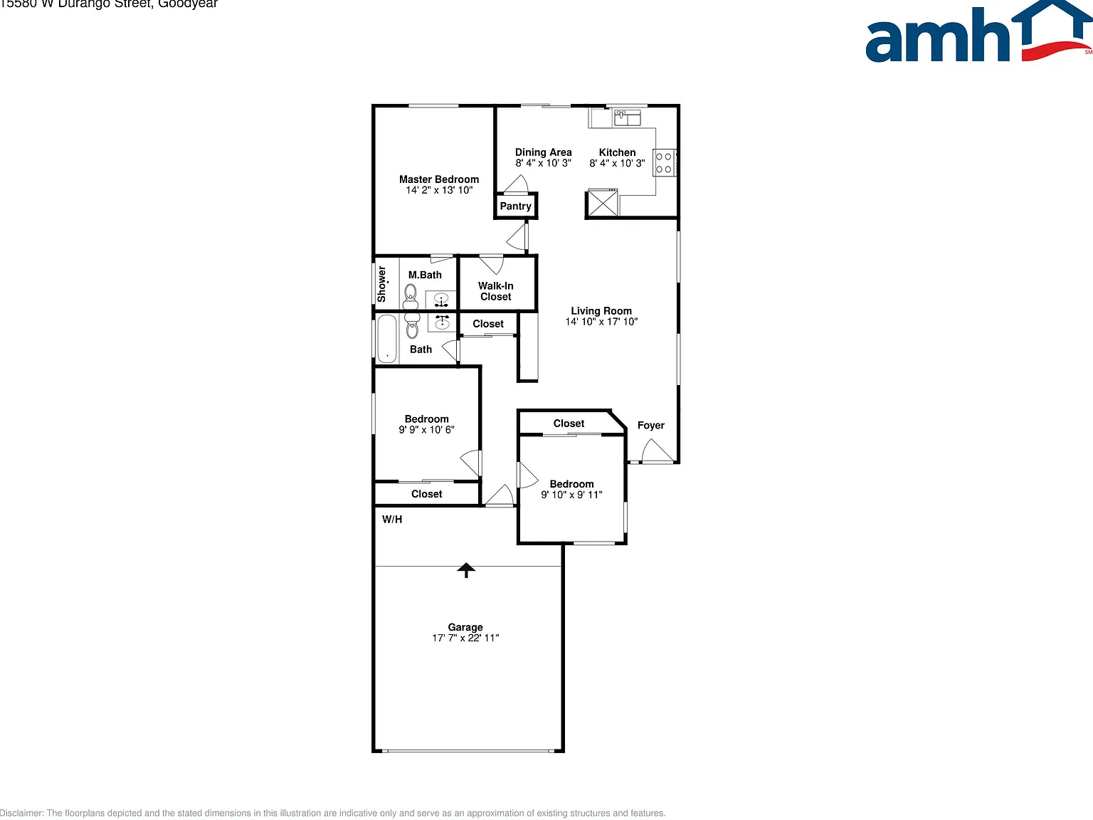 3 bed, 2.0 bath, 1206 sqft, $1,765 — Photo 2