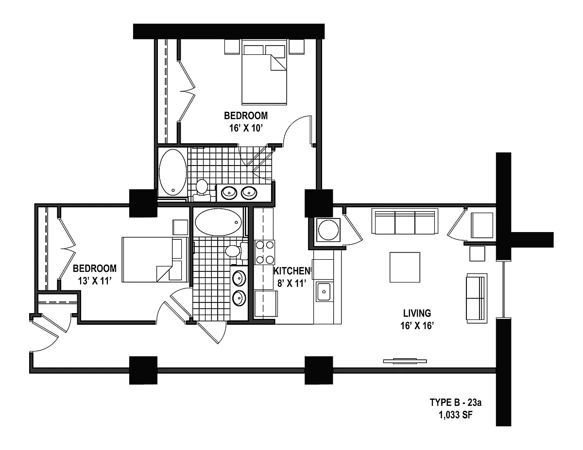 Floor plan B23