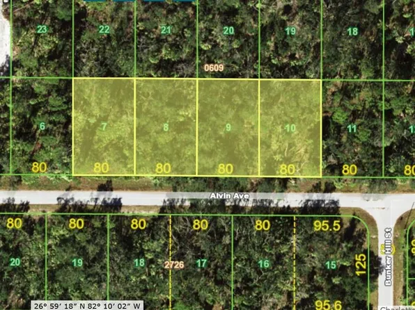17178 Alvin Ave Lot 7-10, Pt Charlotte, FL 33948