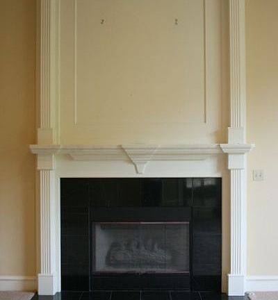 Gas Log Fireplace W/Detailing