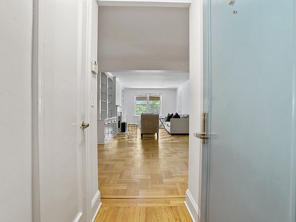 Entryway with large storage closet