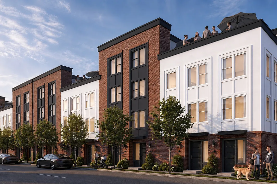 The Mont townhome exterior rendering in Salt Lake City