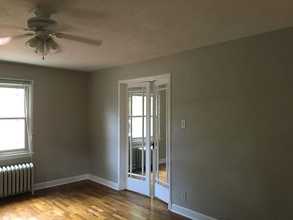 Living Room with French Doors leading to Bedroom