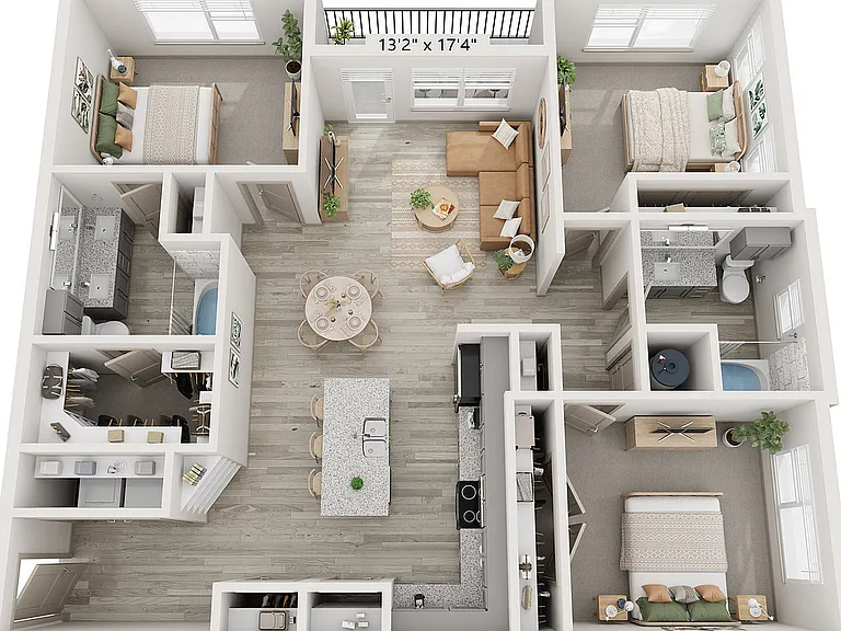 3x2 1363 sqft - C1 3x2 1363 sqft - C1