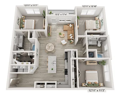 Floor plan C1