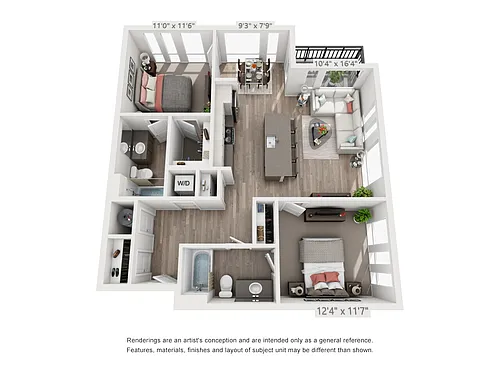 Floor plan B2
