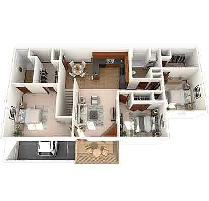 Floor plan Montreux