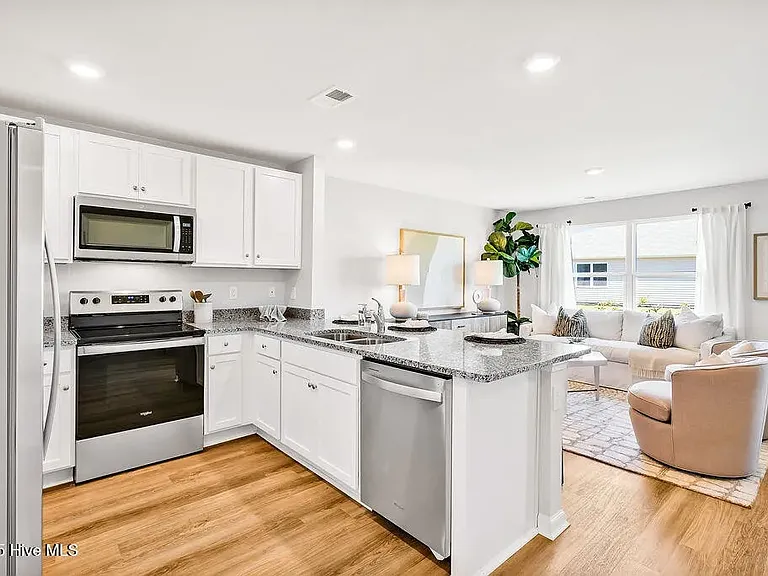Kitchen/living (Model home for layout)