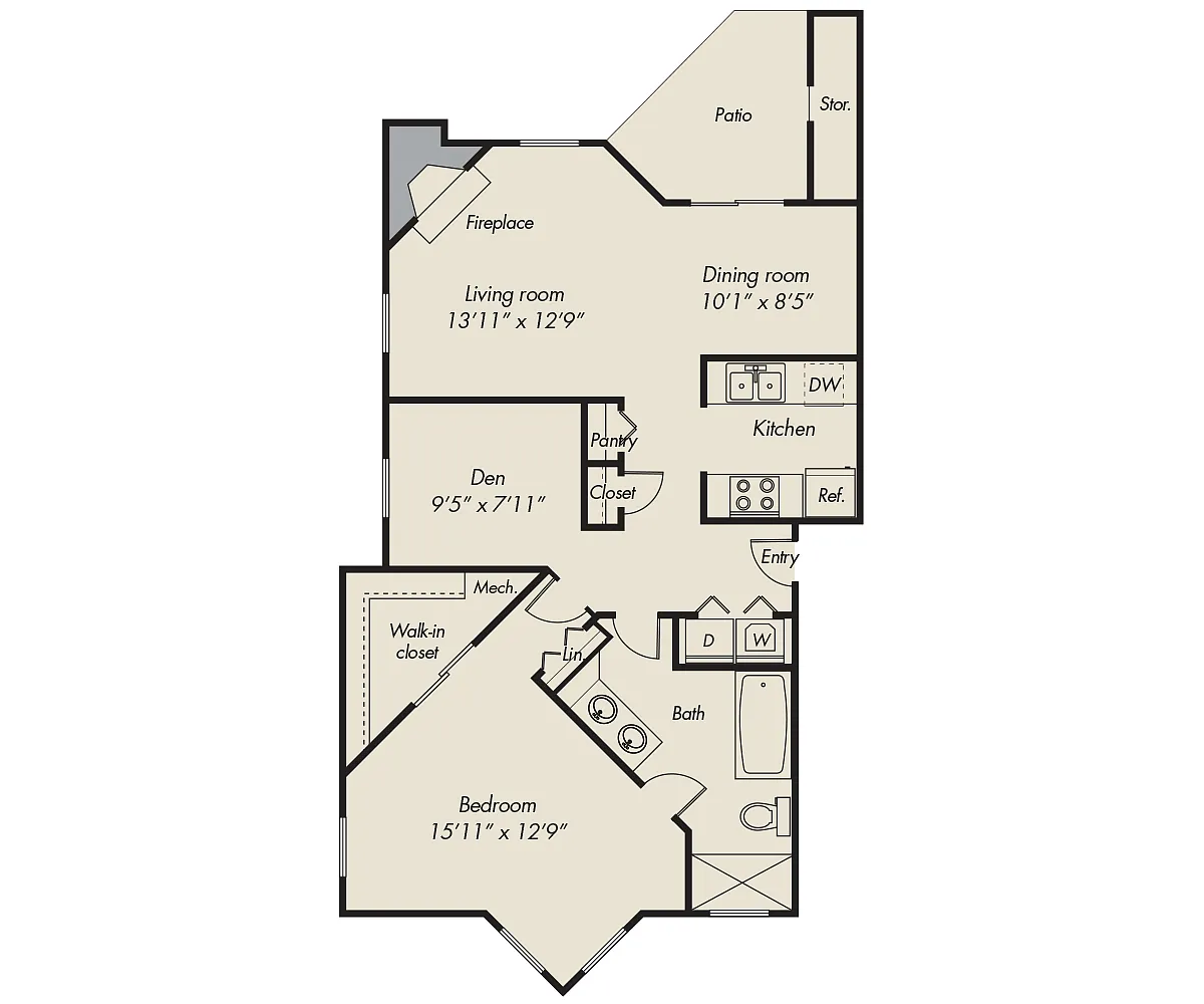 Floor plan 879