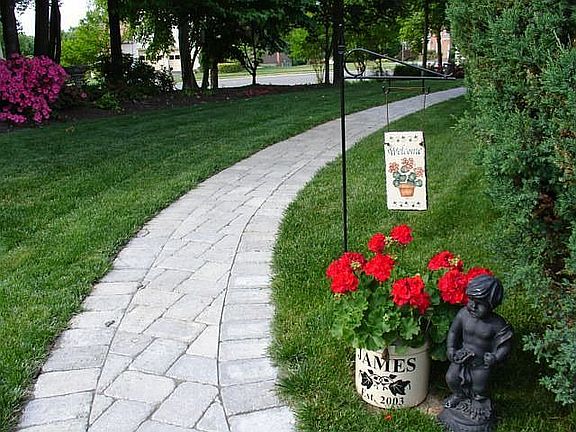 New paver walkways