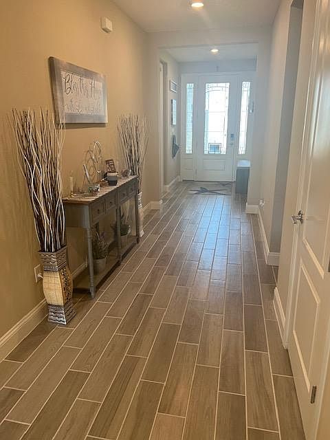 Wide entryway. Super easy for moving big items in and out.